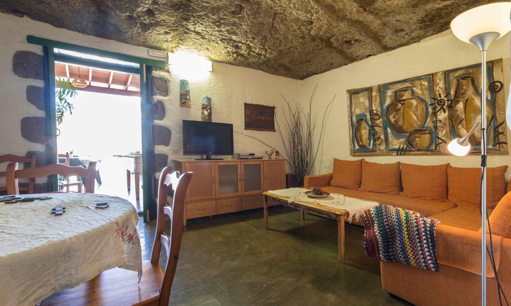 Casa Cueva El Caidero Artenara Exterior foto