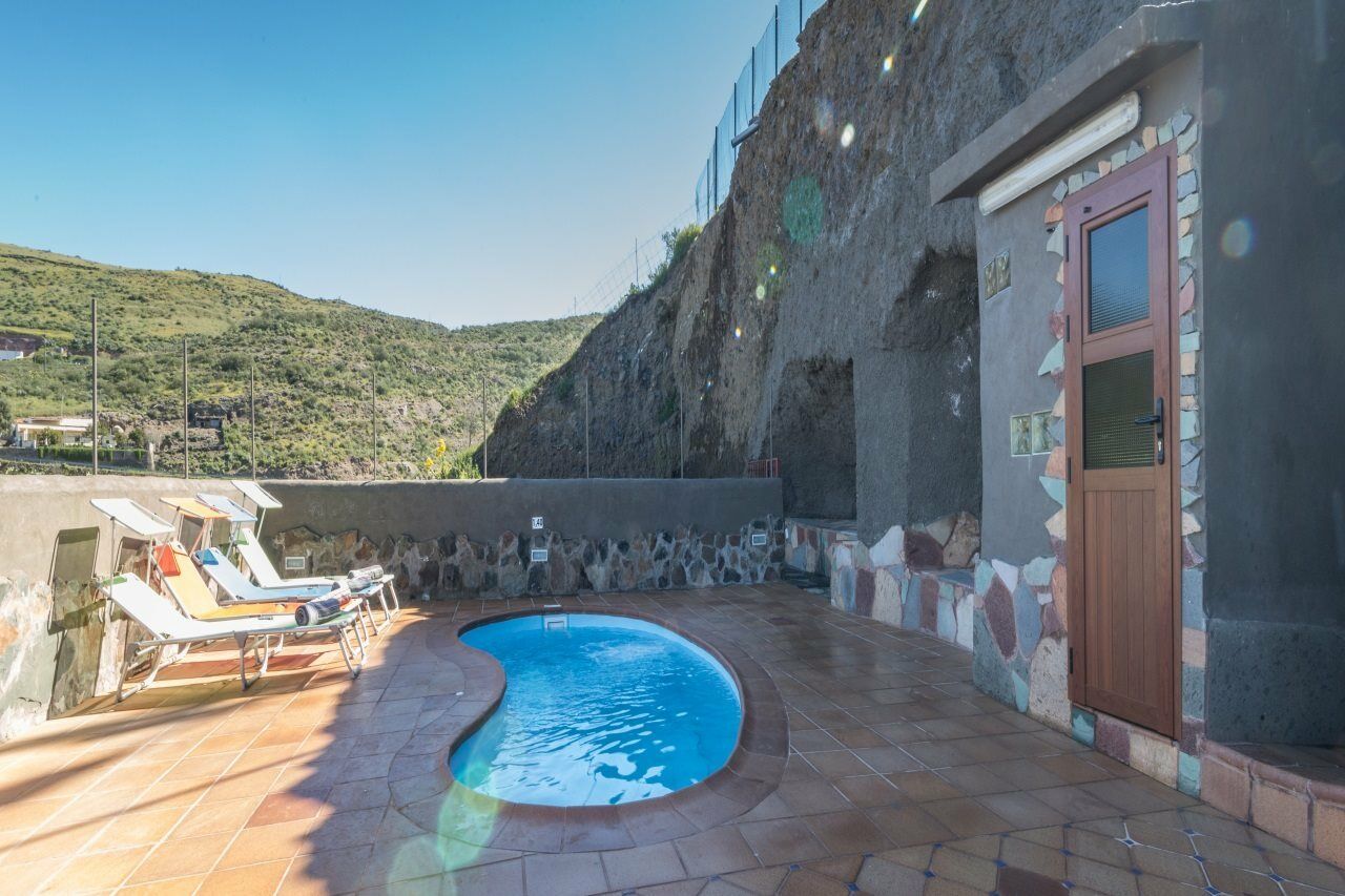 Casa Cueva El Caidero Artenara Exterior foto